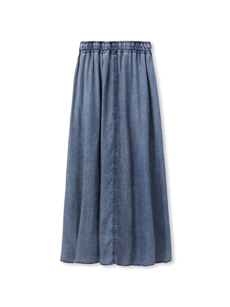 ゆれるデニムサークルスカート