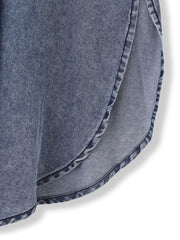 ゆれるデニムサークルスカート