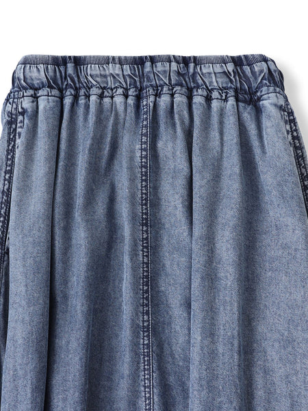 ゆれるデニムサークルスカート