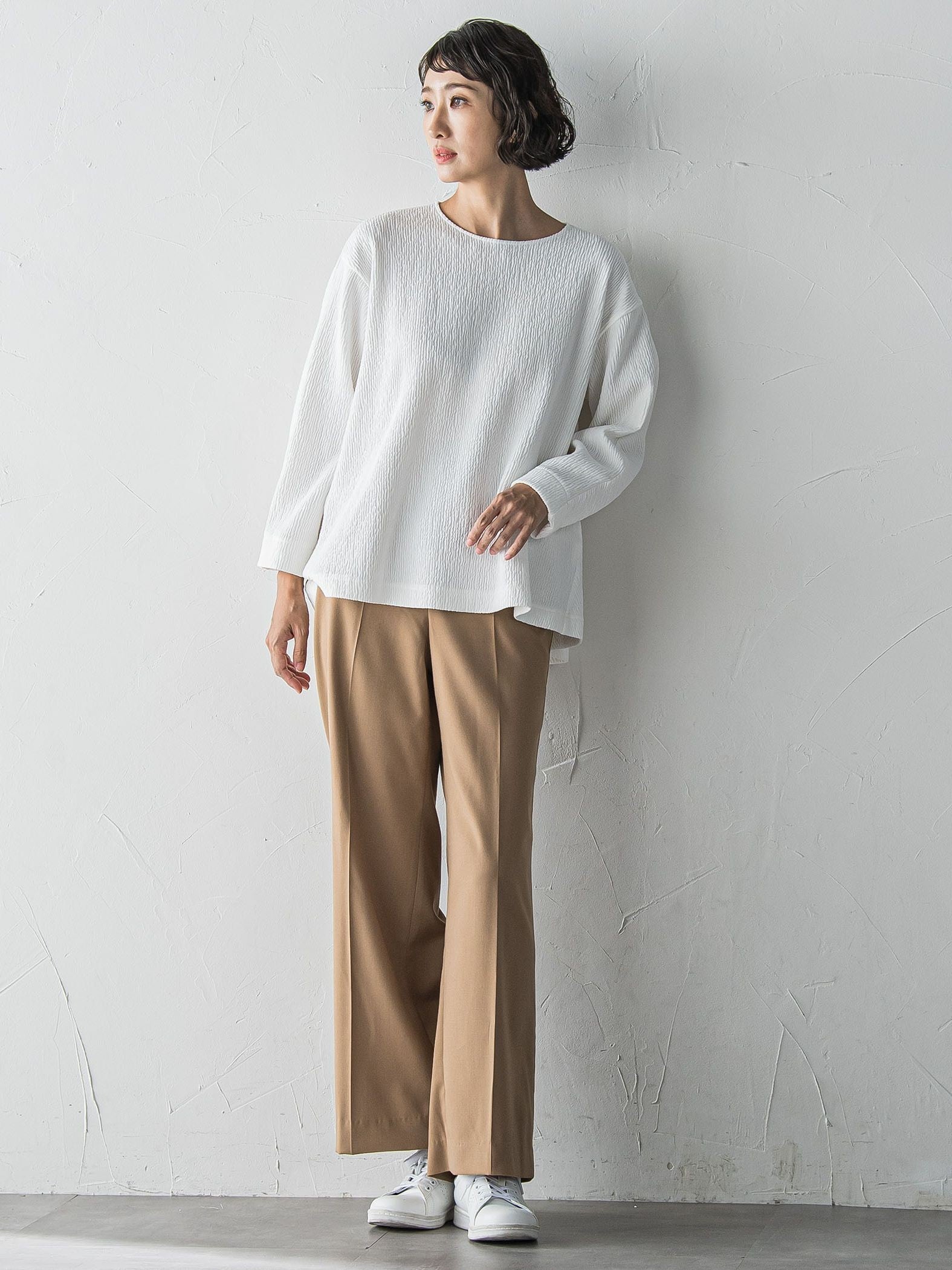 つぶつぶジョーゼットカットソー