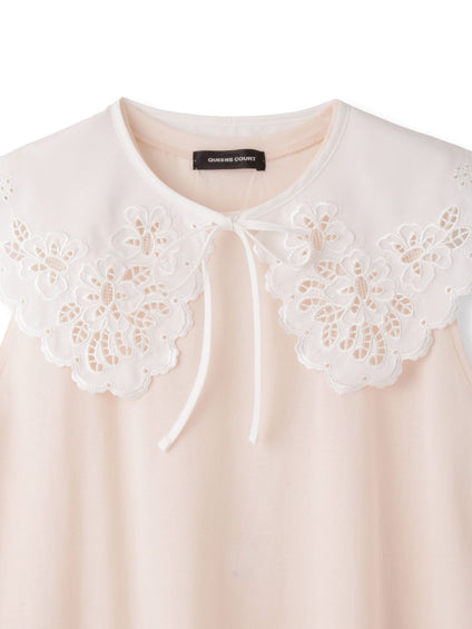 セパレートスカラップレースカラープルオーバー