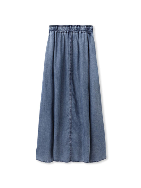 ゆれるデニムサークルスカート