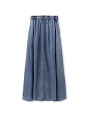 ゆれるデニムサークルスカート