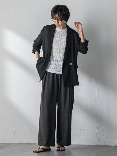 ヴィンテージメッシュダブルブレストジャケット