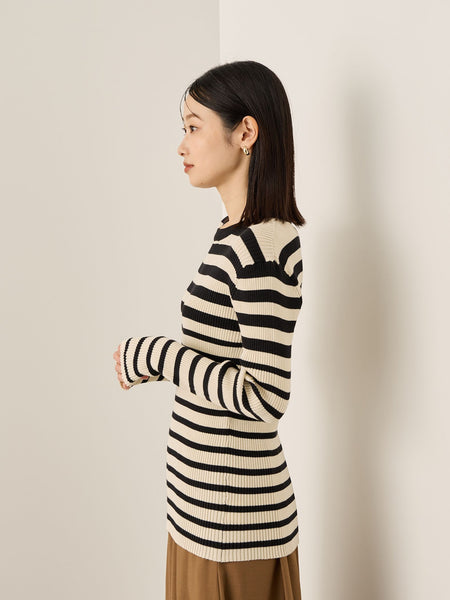 調温クルーネックニット≪手洗い可能≫