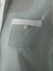 メッシュスパンコールニットカーディガン