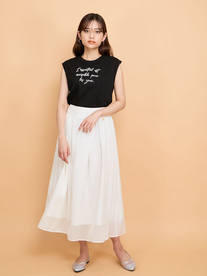 3DフロッキーノースリTシャツ≪洗濯機で洗える≫