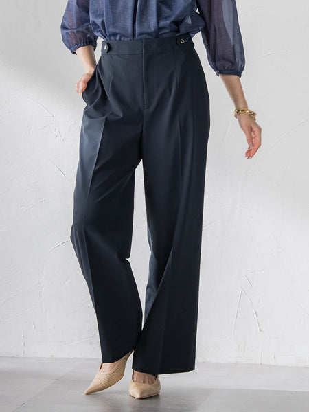 美シルエットワイドパンツ