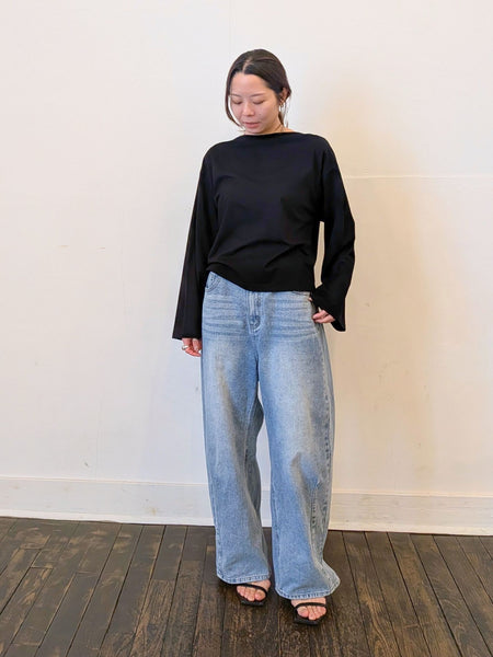 《予約販売》flare sleeve tee 【日本製】