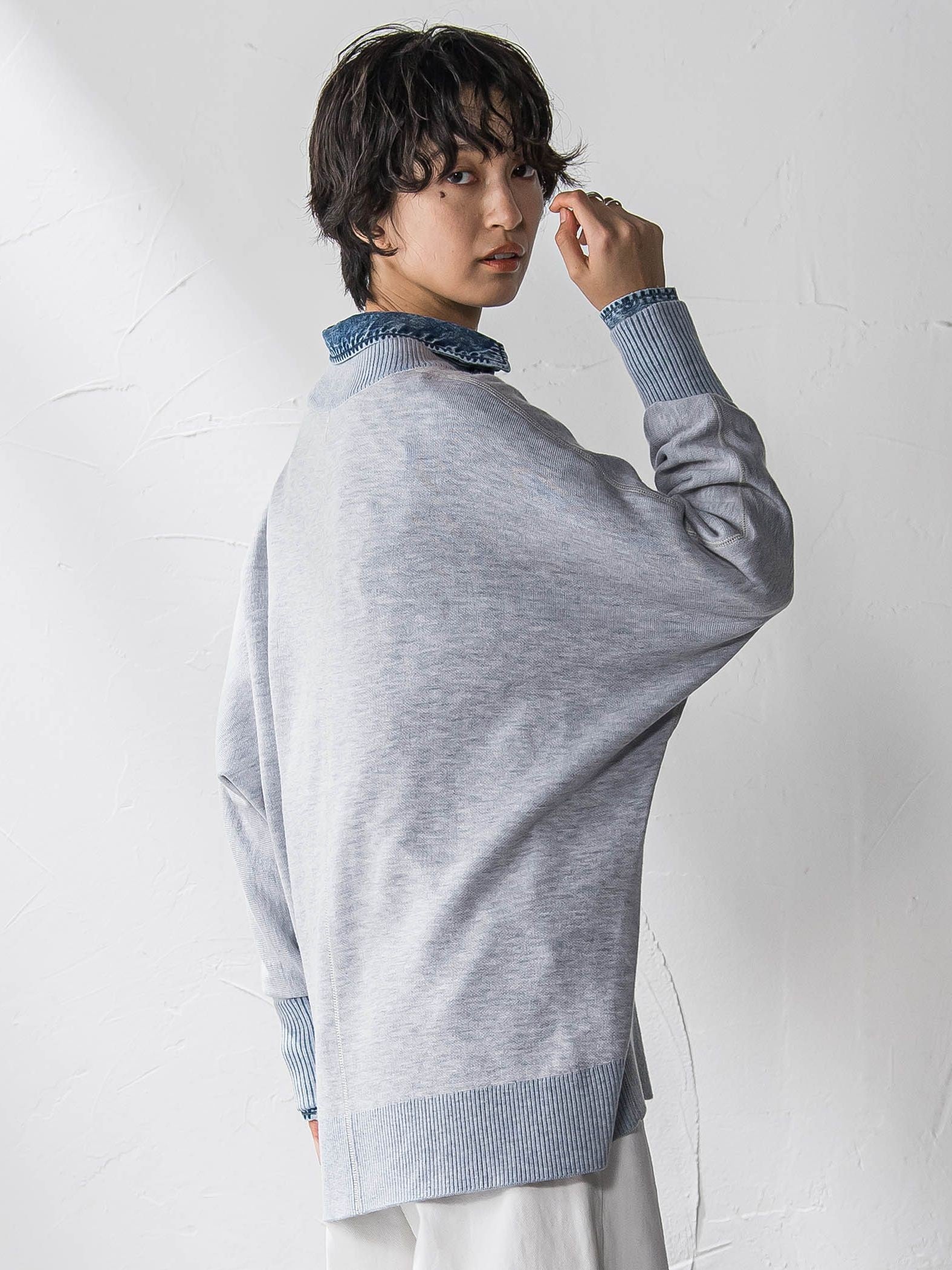 【新色追加】今日の気分で着回せるリバーシブルニット≪手洗い可能≫