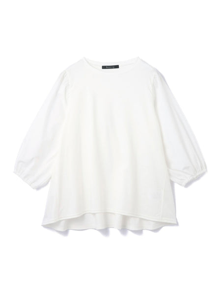 《予約》【機能するミニマル服】切替プルオーバー《接触冷感》