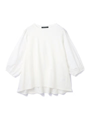 《予約》【機能するミニマル服】切替プルオーバー《接触冷感》