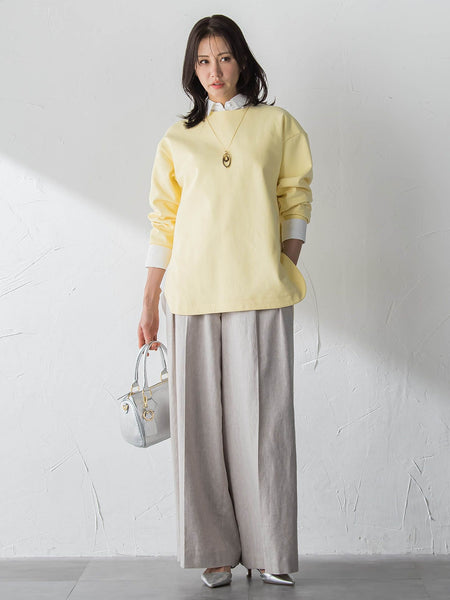 【WEB限定】美フォルムデイリープルオーバー≪洗濯機で洗える/11号あり≫