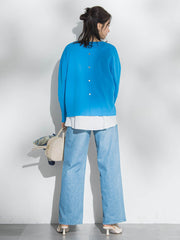 バックボタンデザインニット