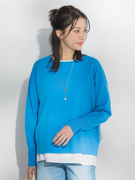 バックボタンデザインニット