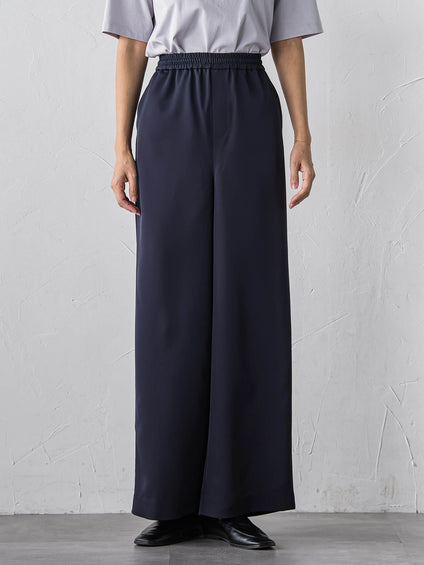 【大きいサイズ】【受注会限定】トリアセチノワイドパンツ