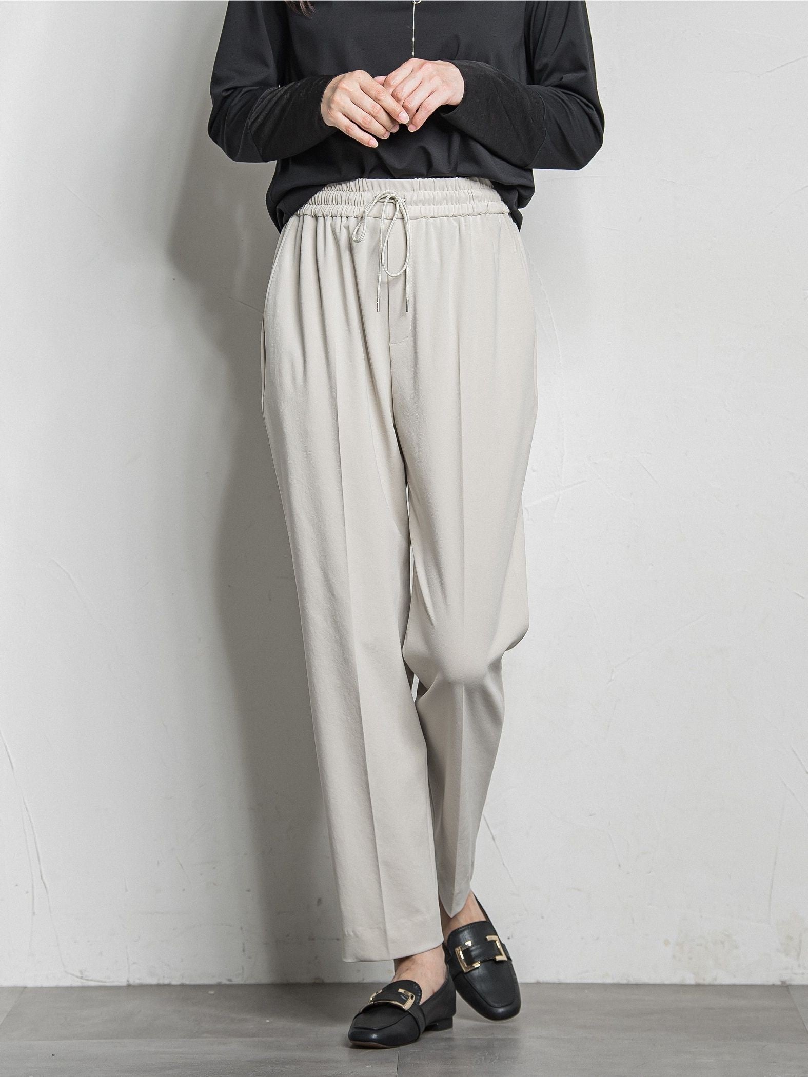 【追加生産】【WEB限定】Active Beautyテーパードパンツ≪13号・15号あり/洗濯機で洗える≫