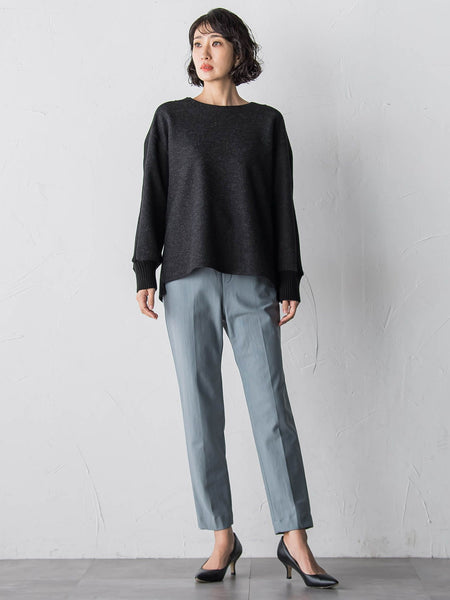メルトンニットドッキングカットソー