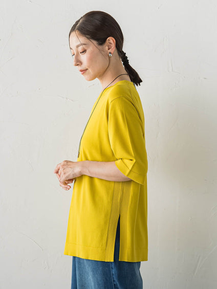 【大きいサイズ/新色追加】Tシャツニット