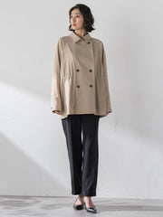 シャンブレーショートトレンチ