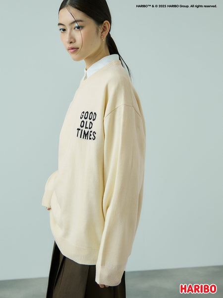 HARIBO/RETROゴールドベアニット≪手洗い可能≫