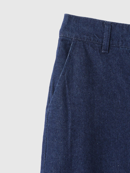 【落ち感◎】10OZデニムIラインスカート