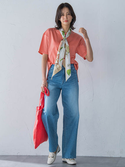 【WEB限定】【DELIY】LINEN RAMIE LENO WEAVE SHOULDER BAG