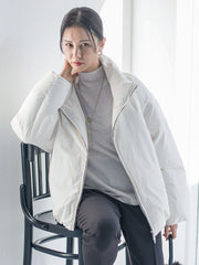 スタンドカラーダウンブルゾン≪WEB限定11号サイズ≫