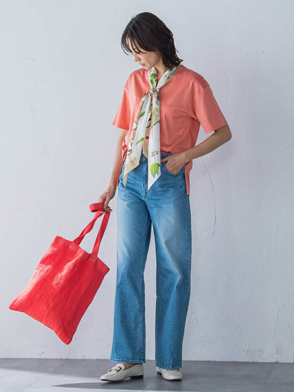 【WEB限定】【DELIY】LINEN RAMIE LENO WEAVE SHOULDER BAG