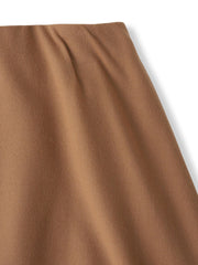 両面起毛ストレッチスカート≪洗濯機で洗える≫