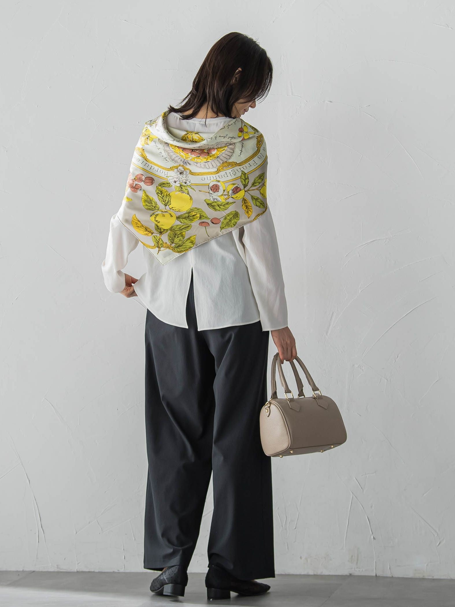 【WEB限定】【manipuri】＜シルクスカーフ88＞アンティークレシピ