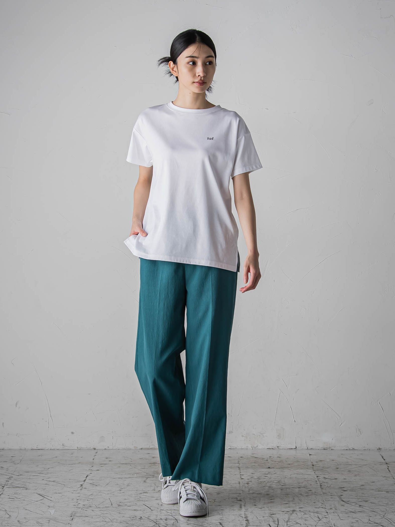【J Lounge限定】la.f...ロゴTシャツ≪手洗い可能≫