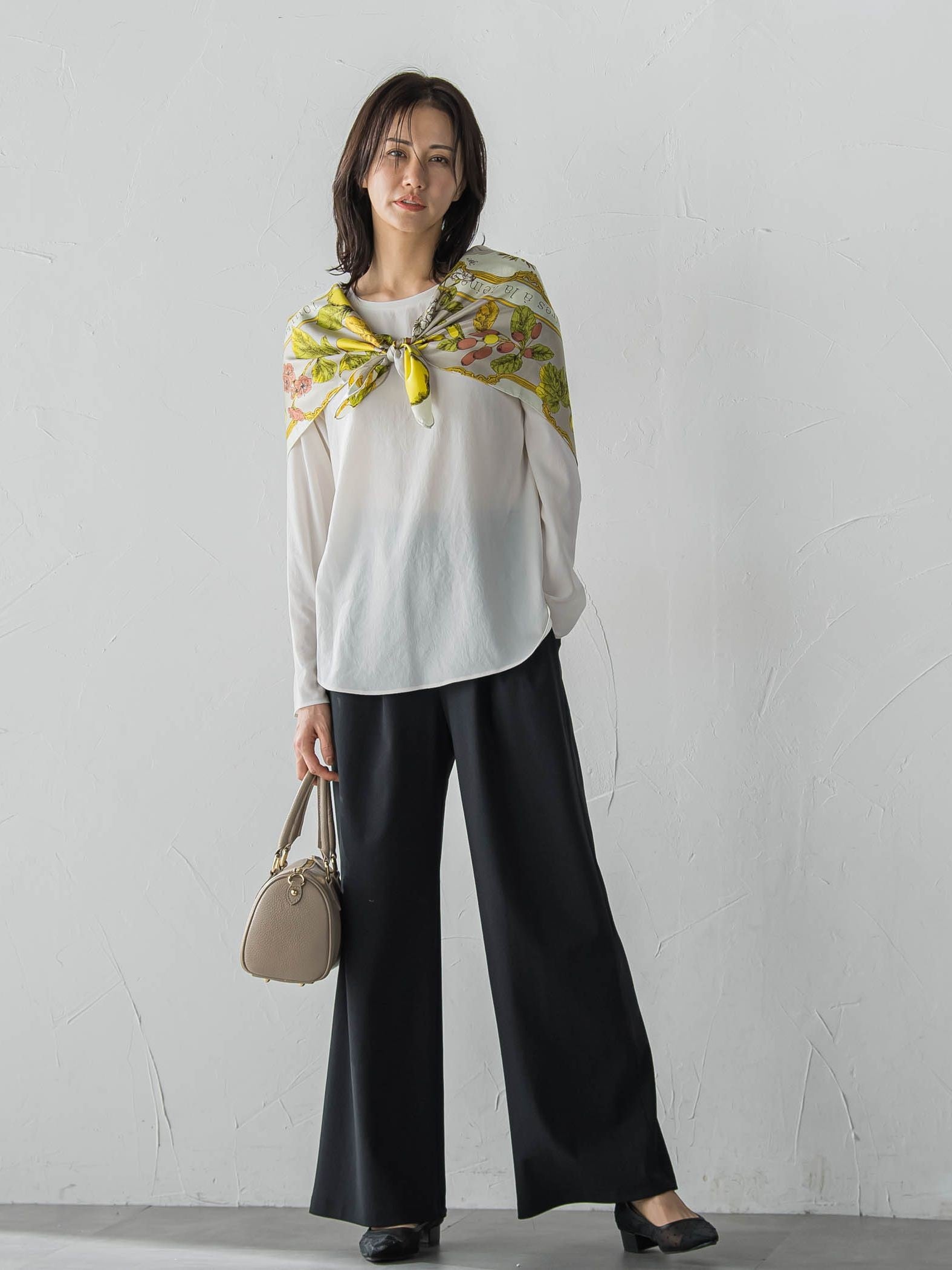 【WEB限定】【manipuri】＜シルクスカーフ88＞アンティークレシピ