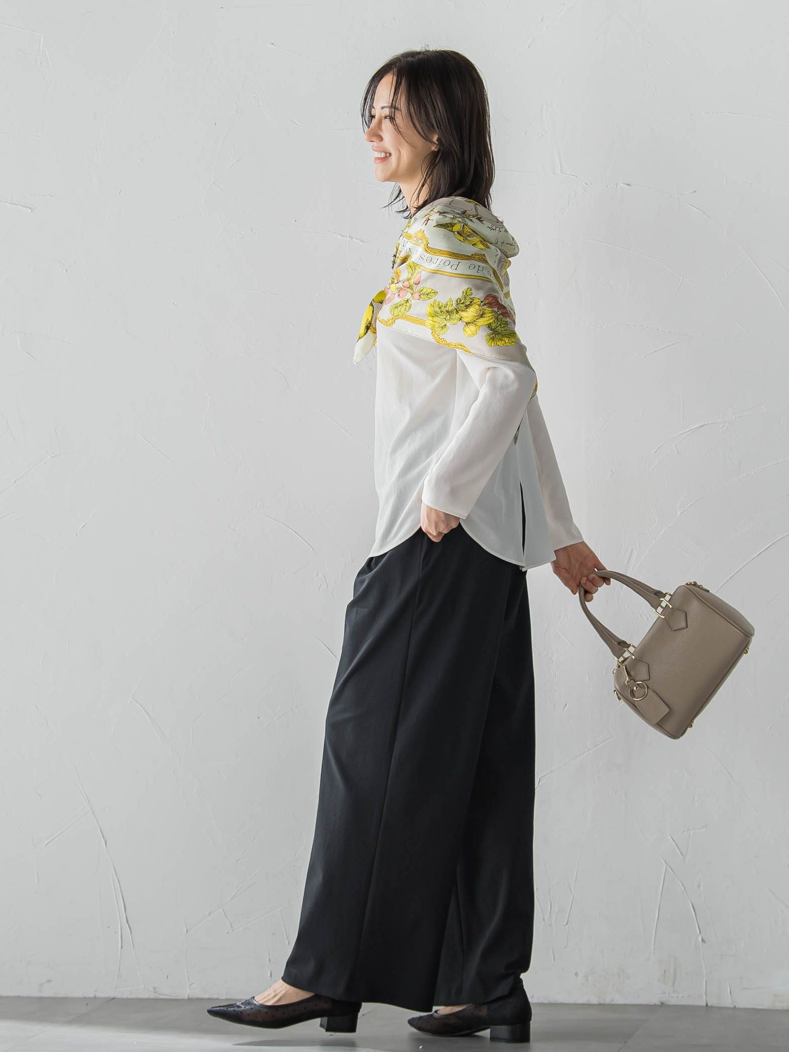 【WEB限定】【manipuri】＜シルクスカーフ88＞アンティークレシピ