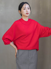 ウォッシャブルバナナスリーブニット≪手洗い可能≫