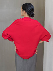 ウォッシャブルバナナスリーブニット≪手洗い可能≫