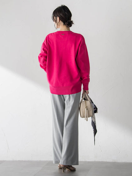 【WEB限定】お肌にやさしいファスナーニット≪手洗い≫