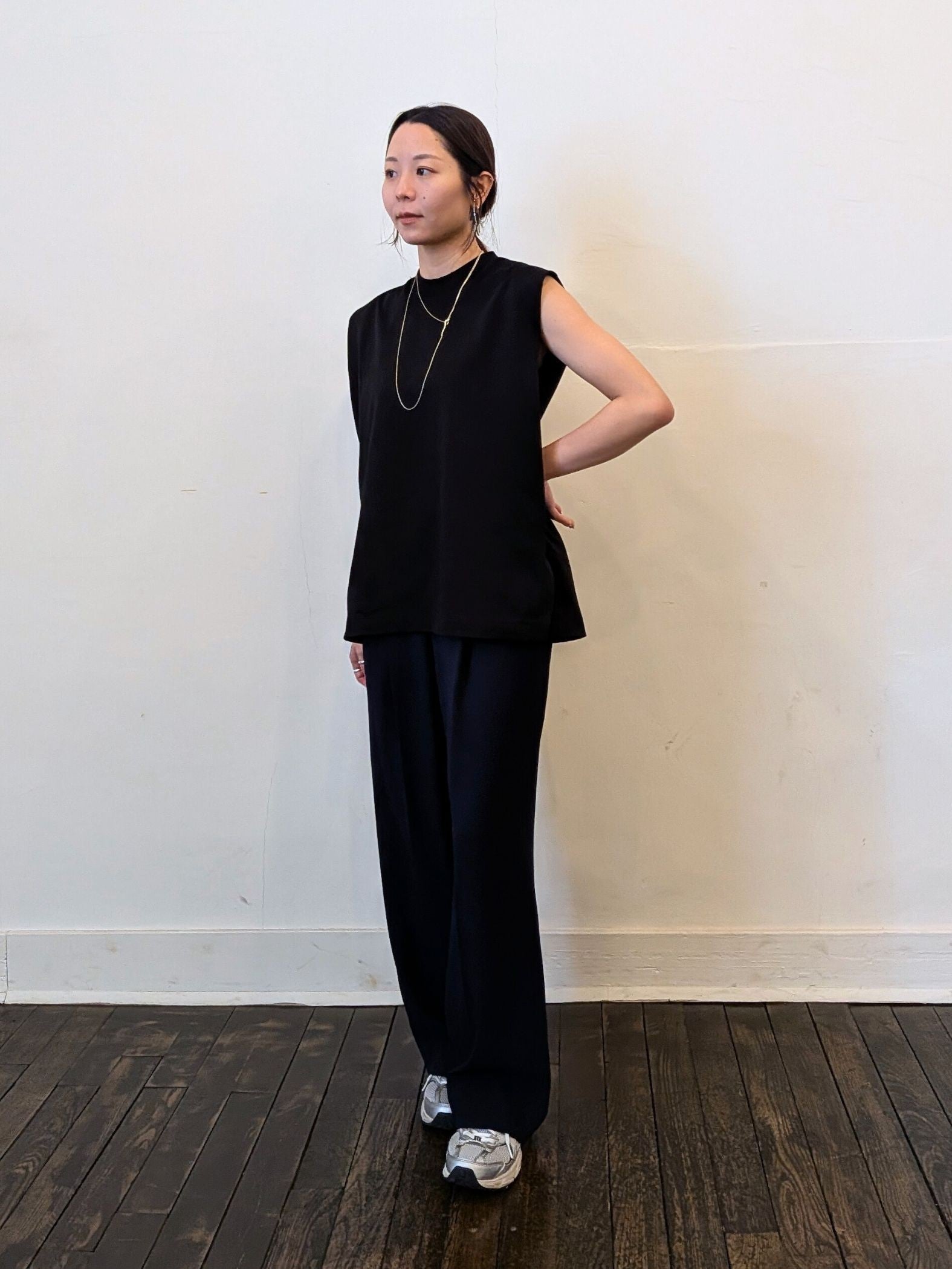 《予約販売》crew neck vest　【日本製】