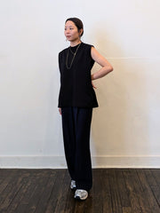 《予約販売》crew neck vest　【日本製】