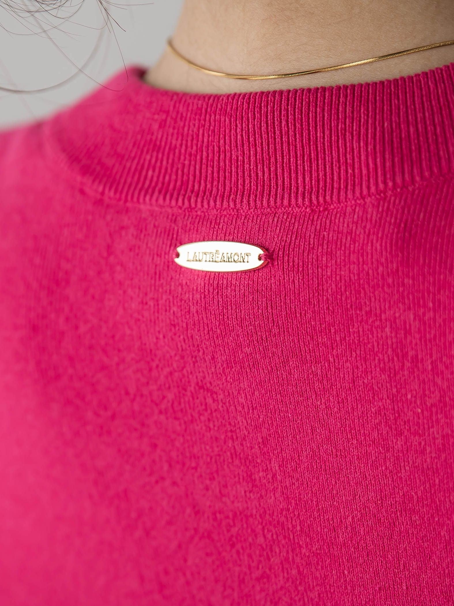 【WEB限定】お肌にやさしいファスナーニット≪手洗い≫