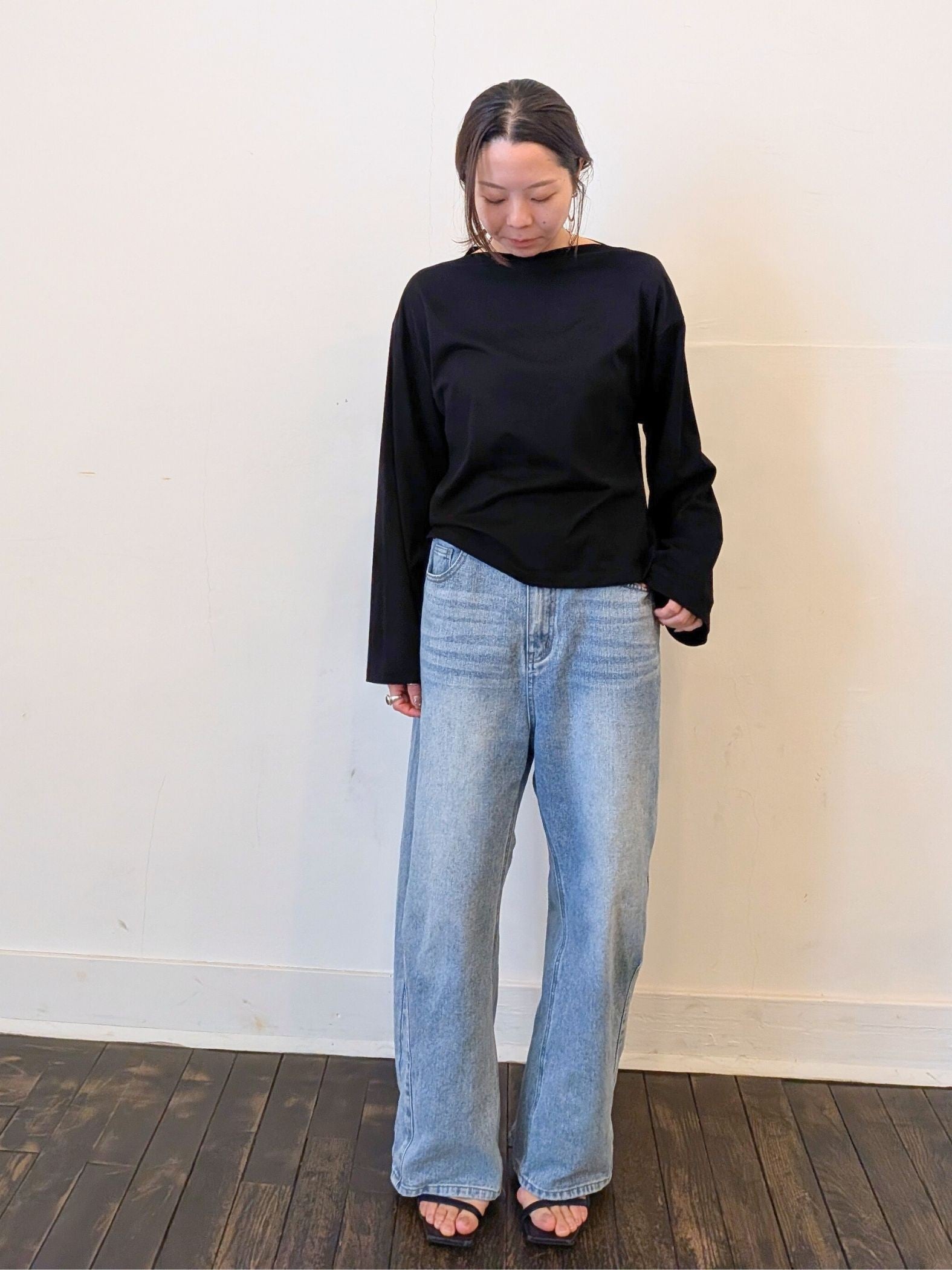 《予約販売》flare sleeve tee 【日本製】