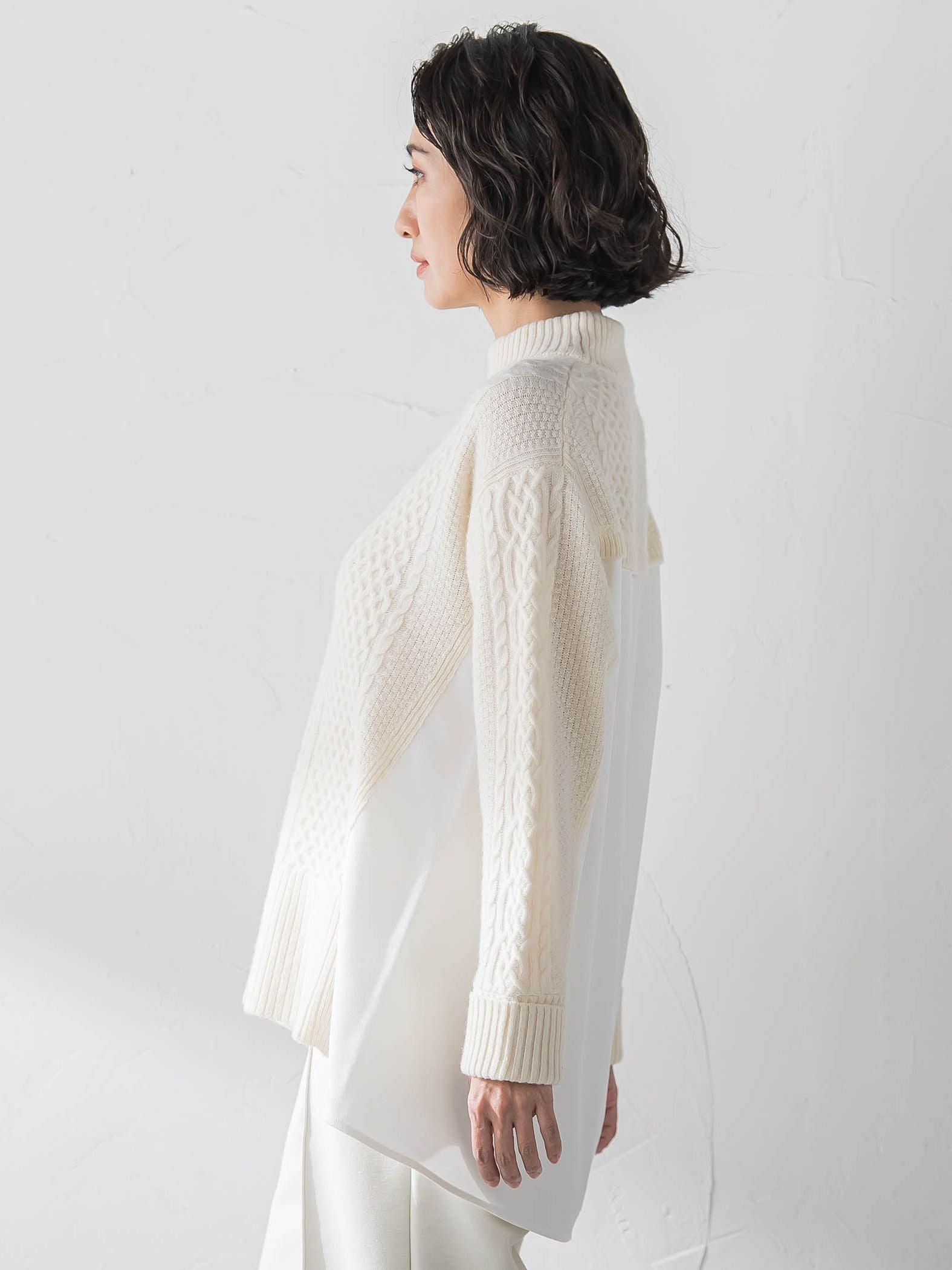 ハミルトンケーブル切り替えニット