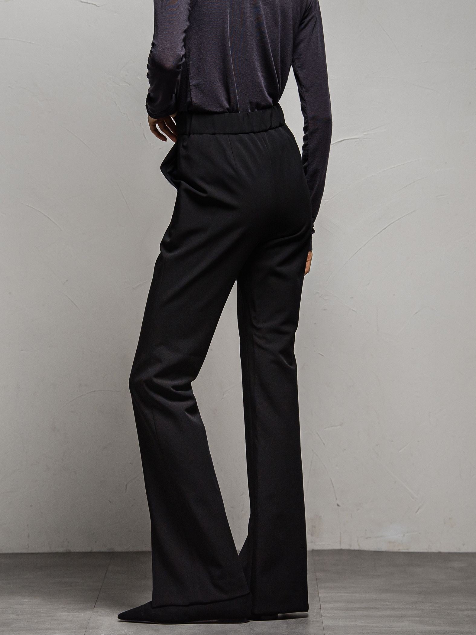 プレミアムストレッチセンタースリットフレアレギンス