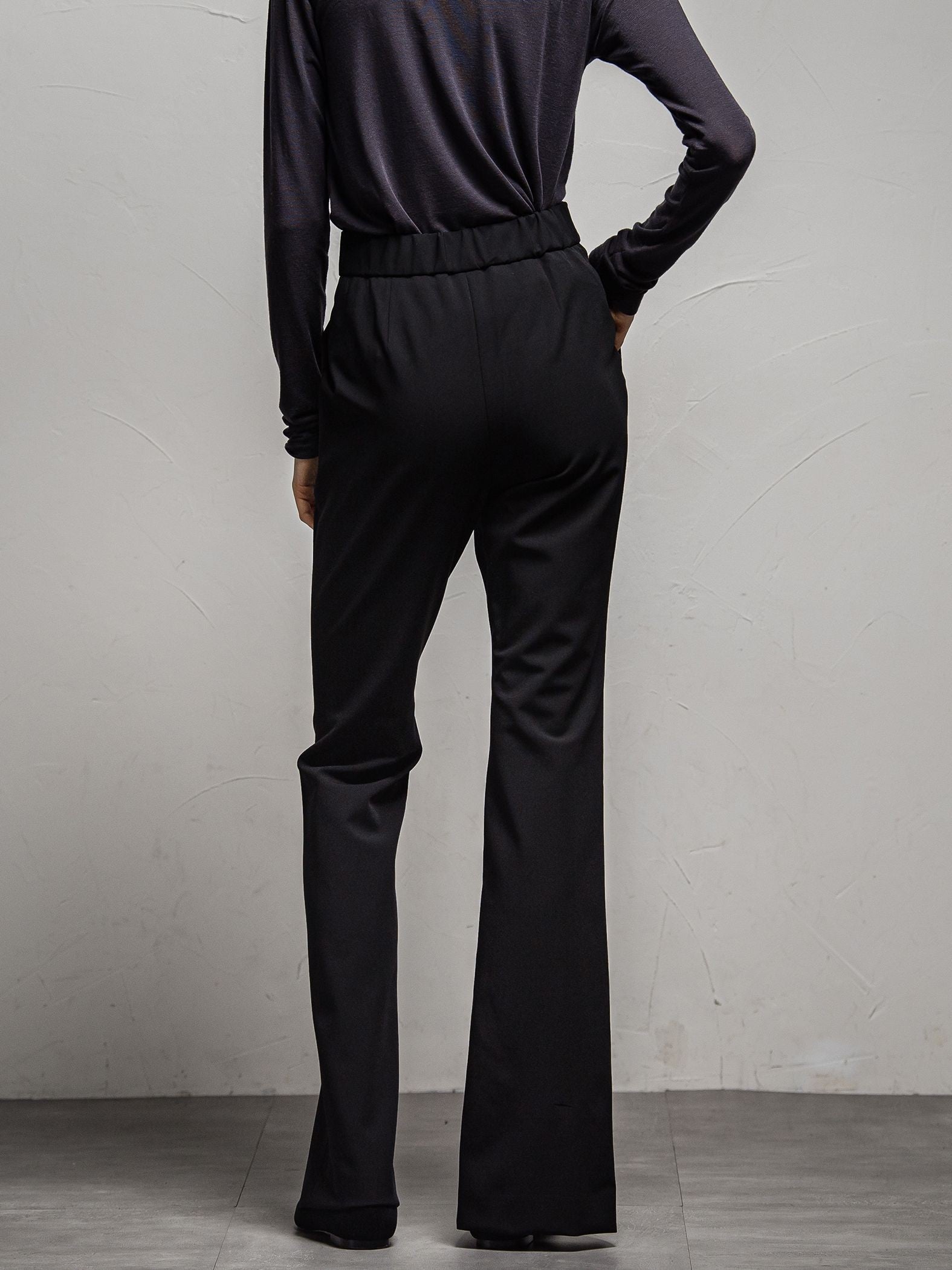 プレミアムストレッチセンタースリットフレアレギンス