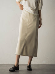 ジョーゼットダンボールAラインスカート≪セットアップ対応/洗濯機で洗える≫