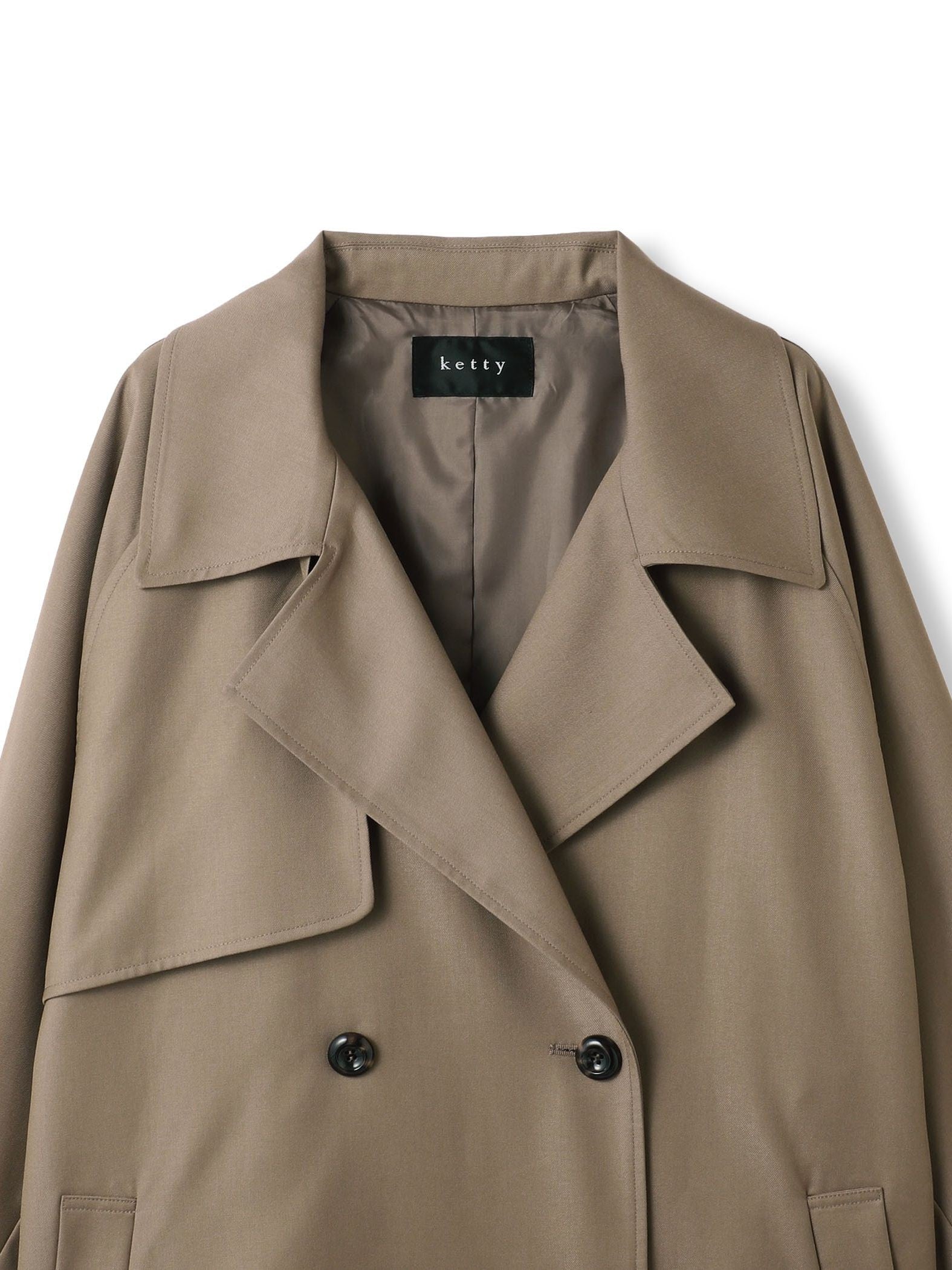 テントラインミドルトレンチコート