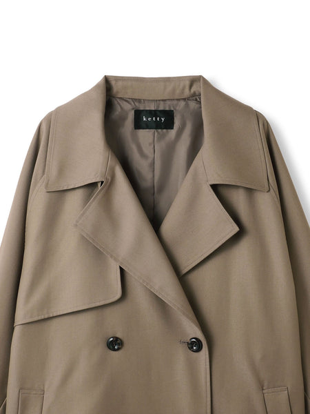 テントラインミドルトレンチコート