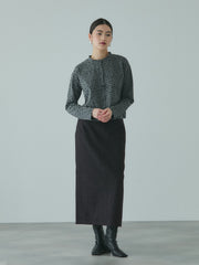 ソフトニットメルトンIラインスカート≪手洗い可能≫