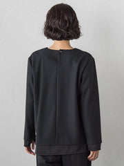 ピクシエスタVネックブラウス≪洗濯機で洗える≫