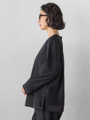 ピクシエスタVネックブラウス≪洗濯機で洗える≫